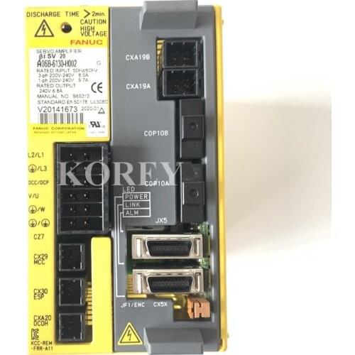 For FANUC Servo Driver A06B-6130-H002 A06B-6160-H002 bis8/3000 Servo Amplifier Module Fully Tested In Stock