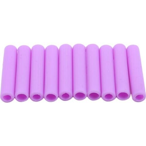 Silicone Straw Sleeve Straws Reusable Straw Mate Sleeve Drink Teeth Shockproof Protector Colorful Straws Protection Accessories