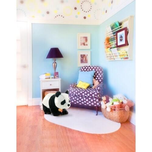 Wooden Floor Panda Room Photography Backdrops Photo Props Studio Background 5x7ft