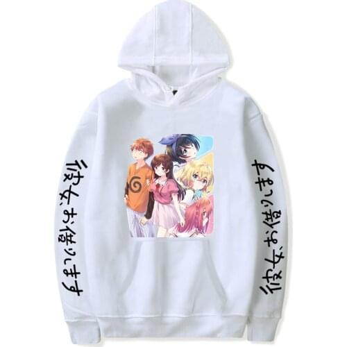 Rental girlfriend Cotton New Hoodie Loose Printed Casual Hoodies Sweatshirt Unisex HipHop Streetwear Pullover AutumnWinter