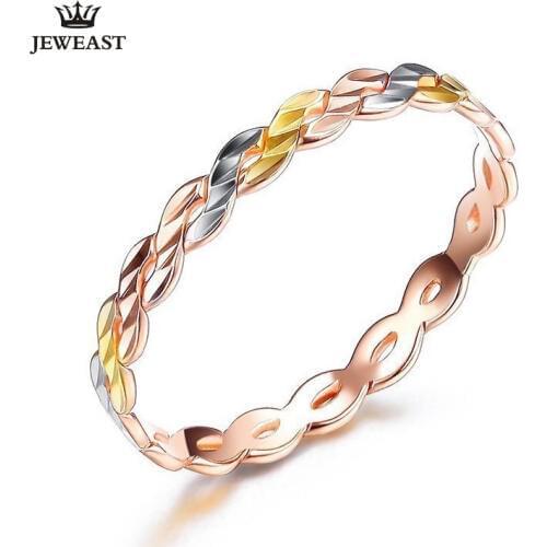 18K Pure gold ring real AU 750 solid gold Rings good beautiful upscale trendy Classic party fine jewelry hot sell new 2020