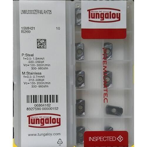 LNMU0303ZER-MJ AH725 600pcs Tungaloy Carbide insert EMS Free shipping