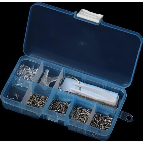 Hot Practical Glasses Repair Tool Kit Sun glasses Spectacles Screws Sets Nuts Nose Pad Optical Repair Tool Eyeglasses Accessory