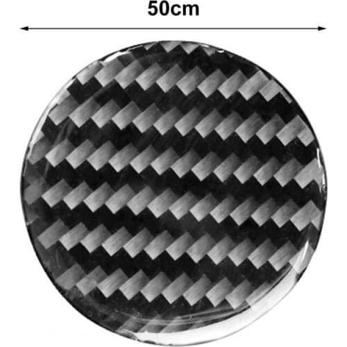 Gear Spiral Sticker Waterproof Anti-scratch Carbon Fiber Self-adhesive Car Gear Panel Cover for Land Rover Discovery 4 2010-2016