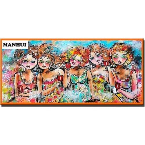 New 3D Cross-stitch Embroidered Diamond 5d Diy Diamond Painting Cartoon girls Sticker Mosaic Diamond Gift Home Decor MH266