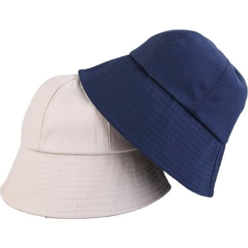 Summer Autumn High Quality Retro Temperament Women Bucket Hats Shade Sun Protection Tourism Beach Seaside Model Caps Street F38