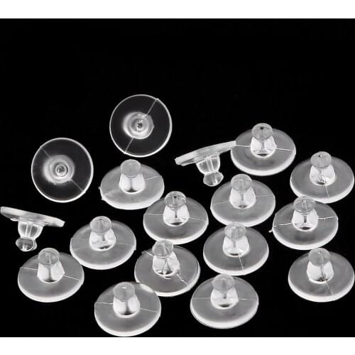 The Korean version jewelry plastic earplug / ear plugging 100 Earrings accessories 6*11MM