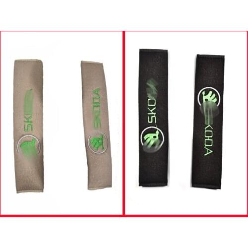 Skodae Belt Pad 2 Pieces-Fabric-Embroidery