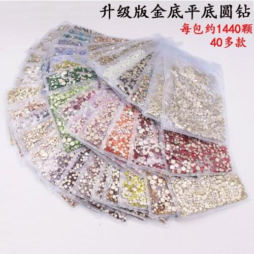 Swarovsky Super Glitter Crystal Nail Art Rhinestones SS4-SS20 Flatback Clear Non Hot Fix Rhinestones Glue On Nail Art Decoration