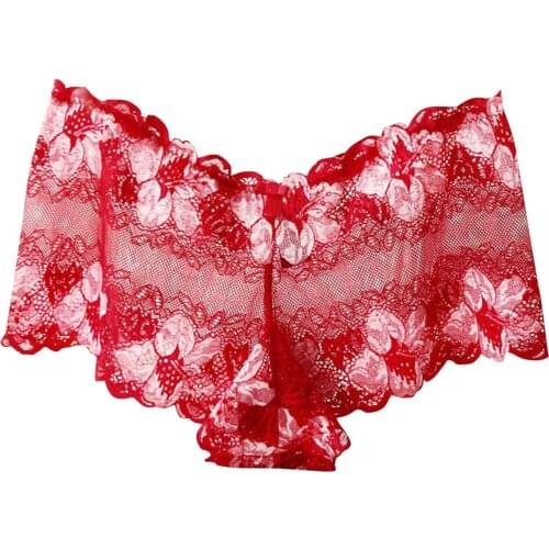 Sexy Lingerie G-strings Thongs Panties Briefs Lace See Through Panty Hose For Women Panties Briefs Set Трусы Женские 2021