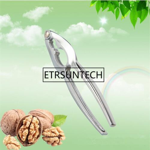 50pcs Stainless Steel Nut Cracker Walnut Pecan Crack Almond Hazelnut Clip Tool Kitchen Fruit Clamp Tool Accessories