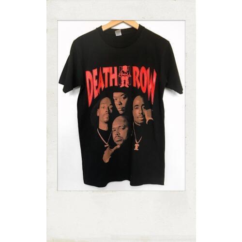 Death Row Records inspire T-Shirt Vintage Size-S-to-XXXLMENS-T-SHIRT-Printed fashion t shirt 100% cotton tee