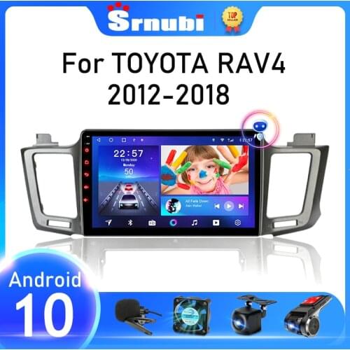 For Toyota RAV4 2012-2018 Car Radio Android10.0 2Din Multimedia Video Player Navigation GPS DSP RDS Stereo 4G+64G 4G net WIFI