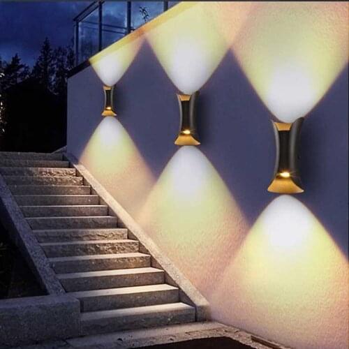 BEIAIDI 10W Surface Mounted Led Wall Light Outdoor Garden Porch Balcony Aisle Wall Lamp Villa Park Hotel Exterior Wall Sconces