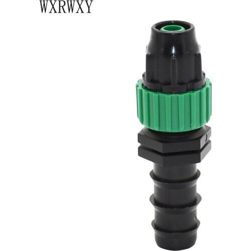 Wxrwxy Irrigation hose 3/4" to 3/8" reducing barb connector 20mm to 8mm hose Connector female 1/2 male Removable adapter 2pcs