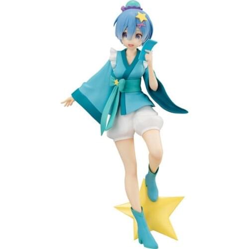Japanese original anime figure ram/rem in Milky Way action figure collectible model toys for boys
