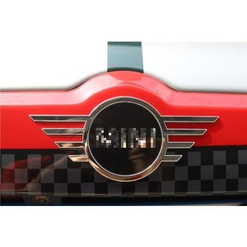 Rear Trunk Lid Door Handle License Plate Cover Cap for Mini Cooper ONE S JCW F Series F60 Countryman ABS Decals Car Decals