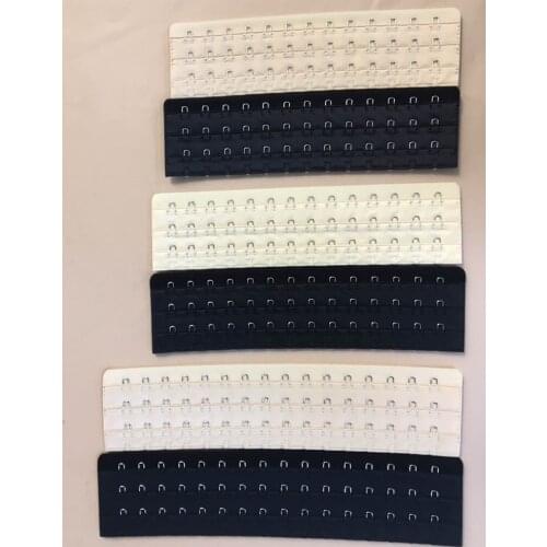 Womens Underwear Extender Elastic 3 Rows 14 Buckle Bra Adjustable Extension Strap Corset Girl Accessory Corset Extension Buckle