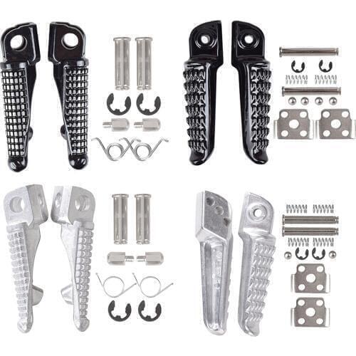 ZX 9R Motorcycle For Kawasaki ZX-9R NINJA 1998 - 2002 2003 ZX 9R Motorcycle Footrests Front Rear Foot Pedal Foot Rests Pegs