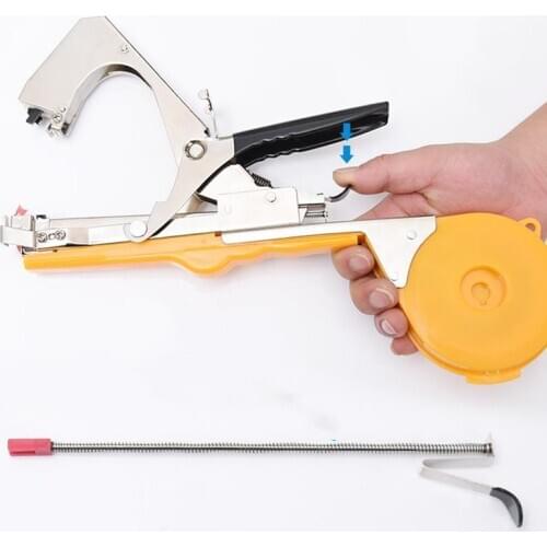 1 Set Plant Branch Hand Tying Staples +Tapener +TapesBinding Machine Flower Vegetable Grafting Machine Vine Fixing Garden Tools