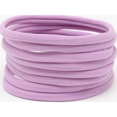 10pcs/lot Kids Spandex Nylon Headband Elastic Nylon Headband Girls Kids Skinny Hairband Headwear DIY Hair Accessories