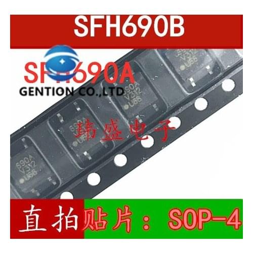 20PCS Optical coupling SFH690B SFH690 SFH690A SFH690AT SOP-4 in stock 100% new and original