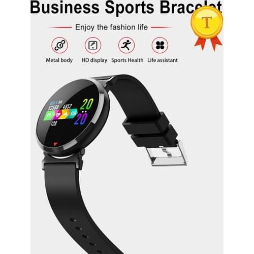 2018 New model man woman round Smart Bracelet Wristband Fitness Watch Blood Pressure Bracelet Waterproof Smart Fitness Band