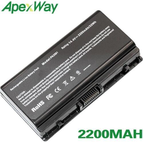 ApexWay 4 cells Battery PA3591U-1BAS PA3591U-1BRS For Toshiba Equium L40 Satellite L45 L401 L402