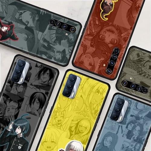 Danganronpa Anime Phone Case For Realme C21 C11 C15 C3 C5 C6 C7 X7 X50 XT Q2 Pro High Quality Soft TPU Silicone Cover
