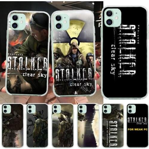 CUTEWANAN stalker clear sky Game Pattern Phone Case Cover for iPhone 11 pro XS MAX 8 7 6 6S Plus X 5S SE 2020 XR cover