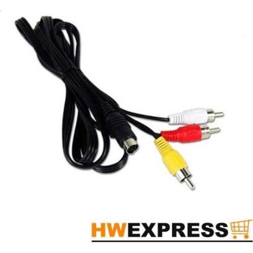 HWEXPRESS Hot New 7 PIN S-VIDEO USB Male A to 3 RCA AV A/V TV Adapter Cord Cable for Laptop