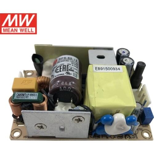 MEAN WELL RPS-65-15 4.34A 15V 65W Reliable Green Medical Grade Open Frame Switching Power Supply Meanwell PCB power unit PSU