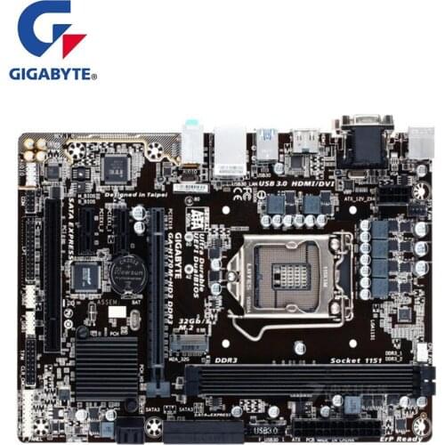 For Gigabyte GA-H170M-HD3 DDR3 H170M-HD3 DDR3 Motherboard LGA 1151 For Intel H170 Used Desktop Mainboard USB3.0 SATA3
