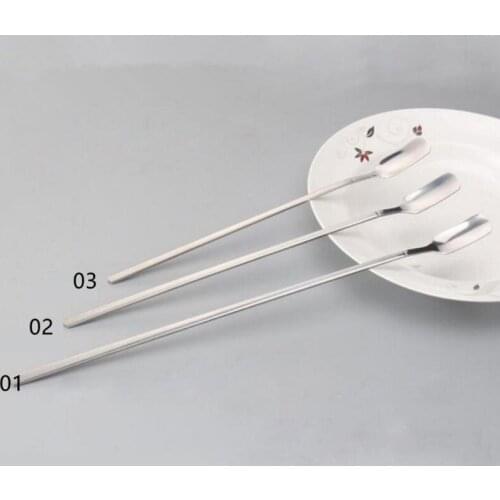 Stainless Steel Ice Cream Cocktail Teaspoons Coffee Soup Tea Spoons Cocktail Spoon Kitchen Bar Tools F20173031