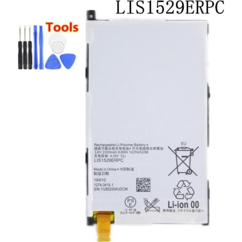 New 2300mAh LIS1529ERPC Replacement Battery For Sony Xperia Z1 Compact mini Z1c D5503 M51w Bateria + Free Tools