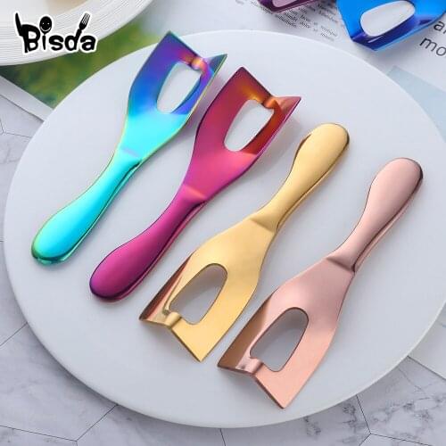 2Pcs Cheese Tools Stainless Steel Cheese Knives Kitchen Gadget Butter Cutter Slicer Cream Cake Dough Tool Cheese Grater
