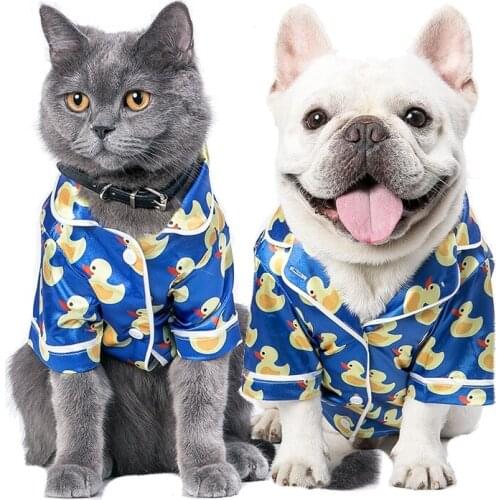Dog clothes dog coat dog pajamas dog sleep coat Luxury dog pajamas chihuahua teddy dog French Bulldog yellow duck