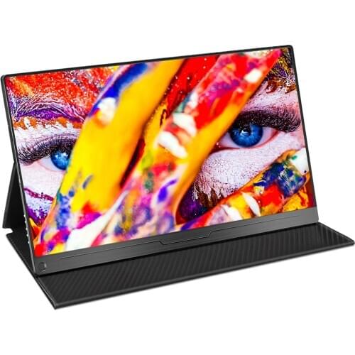 15.6" Portable Monitor USB C FHD 1080P IPS HDR LCD Laptop Second Screen Gaming Display for PC Mac Phone Xbox Switch PS4