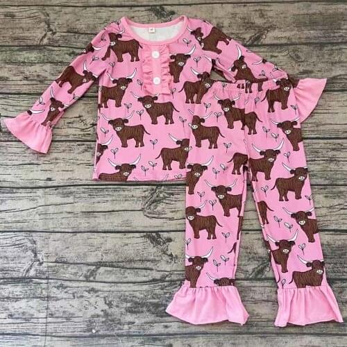 Hot Sale Kids Designer Clothes Boys Pajamas Fall Boutique Baby Girls Pajamas Sets Nightwear Fashion Sibling Pajamas Wholesale