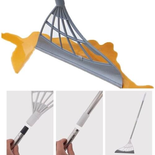 Silicone Magic Broom Household Non Stick Hair Scraping One Piece Bathroom Broom Glass Floor Window Wiper