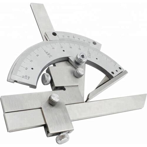 Uvet 320 Degree Precision Angle Measuring Finder Ruler Tool Stainless steel Universal Protract