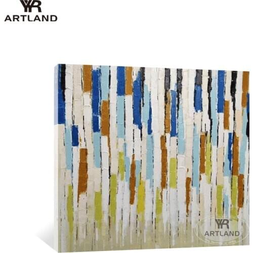 YYR-ARTLAND Nordic Modern abstract Handmade oil painting on canvas wall art poster picture for living room bedroom no framed