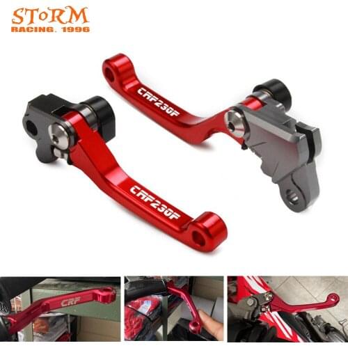 CNC Motorcycle Billet Foldable Pivot Clutch Brake Lever Handle For HONDA CRF150F CRF230F 03-17 CRF250F 2019-2020 CRF F Dirt Bike