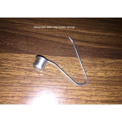 Custom V shaped spring button Crutch Pole Clip Button for 25mm pipe