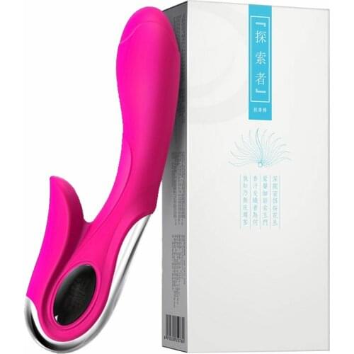 Female AV Vibrator Dildo G-spot Vibrating Vagina Clitoris Stimulator Massage Adult Product Sex Toys for Women Masturbator