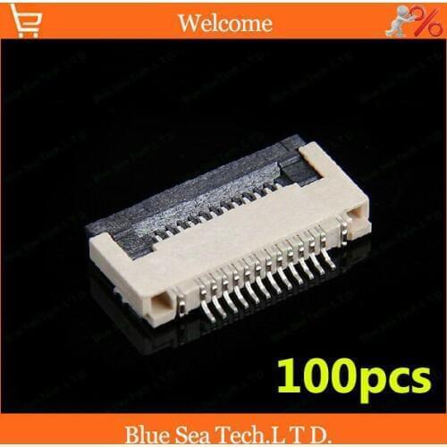 100pcs FPC/FFC connector cable socket 12 pin 0.5mm connector for LCD screen interface of DVD/GPS/MP3/PDA/Phone ect.ROHS