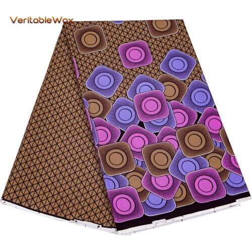 Blesing Wax Fabric 2020 African Fabric 100% Cotton Soft African Wax Print Fabric For Dresses Making Diy Sewing Crafts 40FS1386
