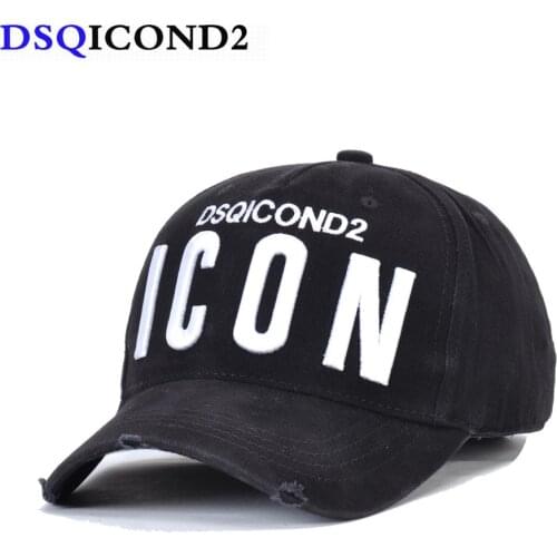 DSQ Brand 2021 Baseball cap High Quality Mens and Womens Hats Custom Design ICON Logo Hat Hats Mens Dad Hats