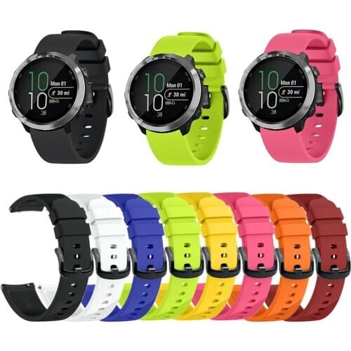 Colorful Plaid Soft Silicone Replacement Strap band for Garmin vivoactive3 vivomove HR Smart Wristband for GARMIN Vivoactive 3