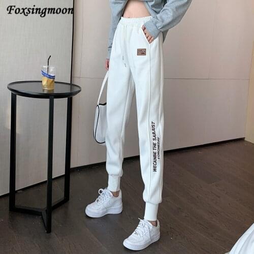 Foxsingmoon Women's Velvet Trousers